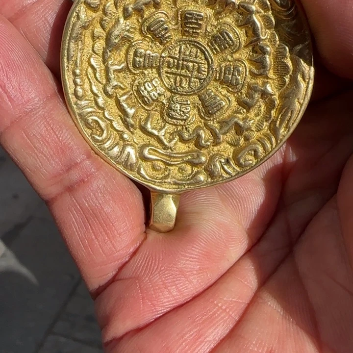 铜铁合金类藏地拾遗藏式吊坠