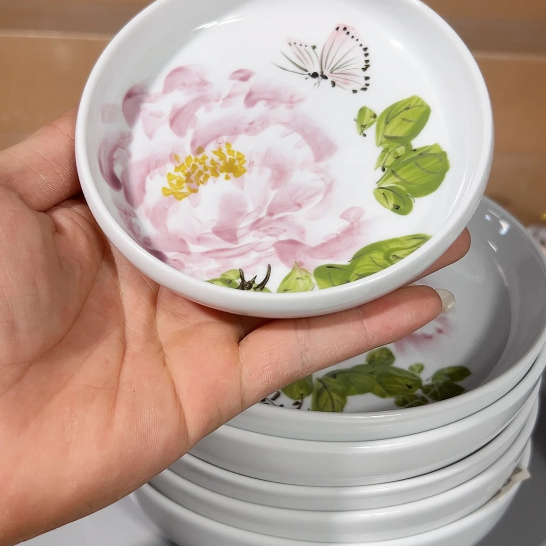 陶瓷高温釉下5寸碟