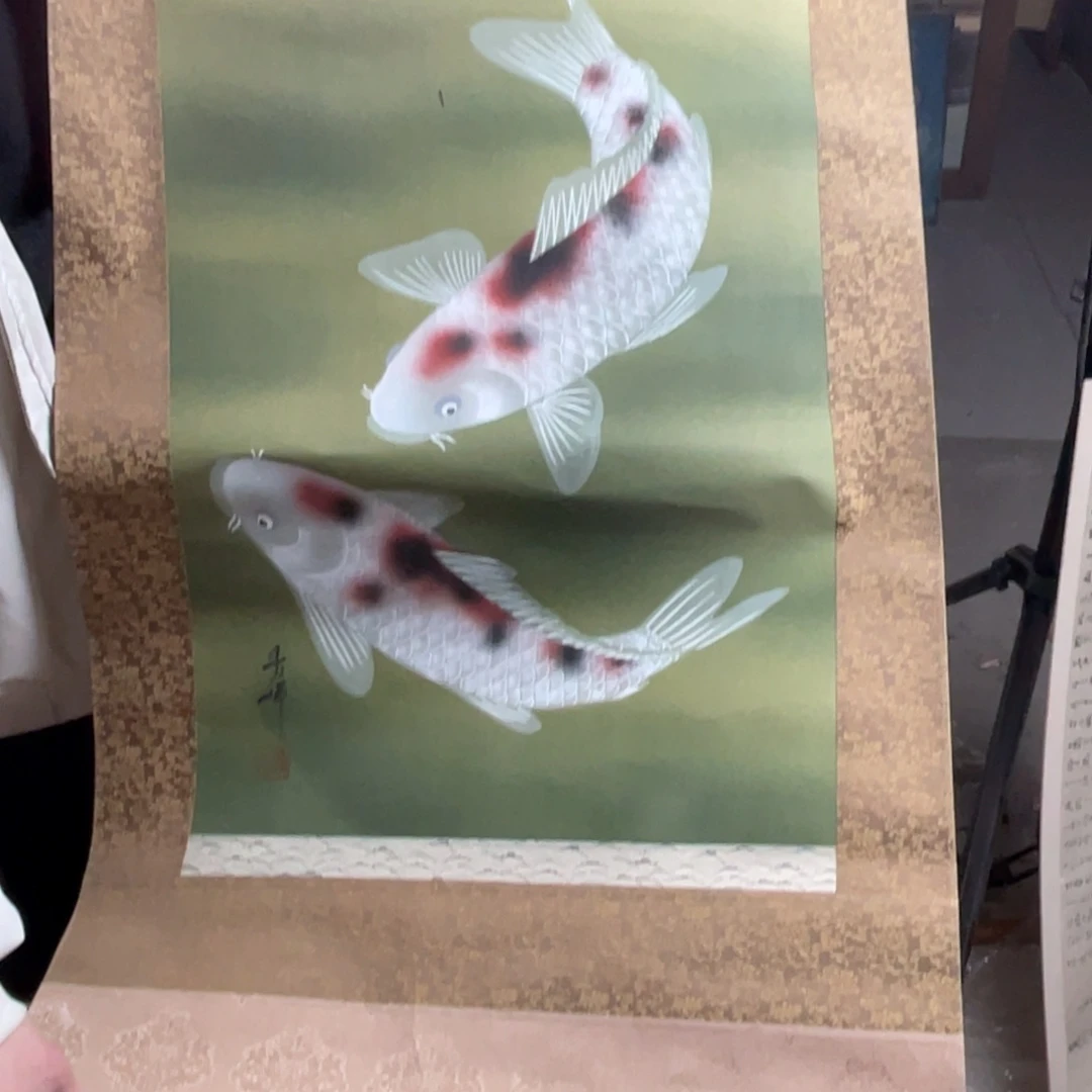 君***军中古框画有些瑕疵看好下单不退不换