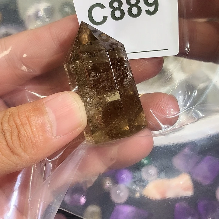 塔***8水晶珠宝半成品未镶嵌天然水晶C889