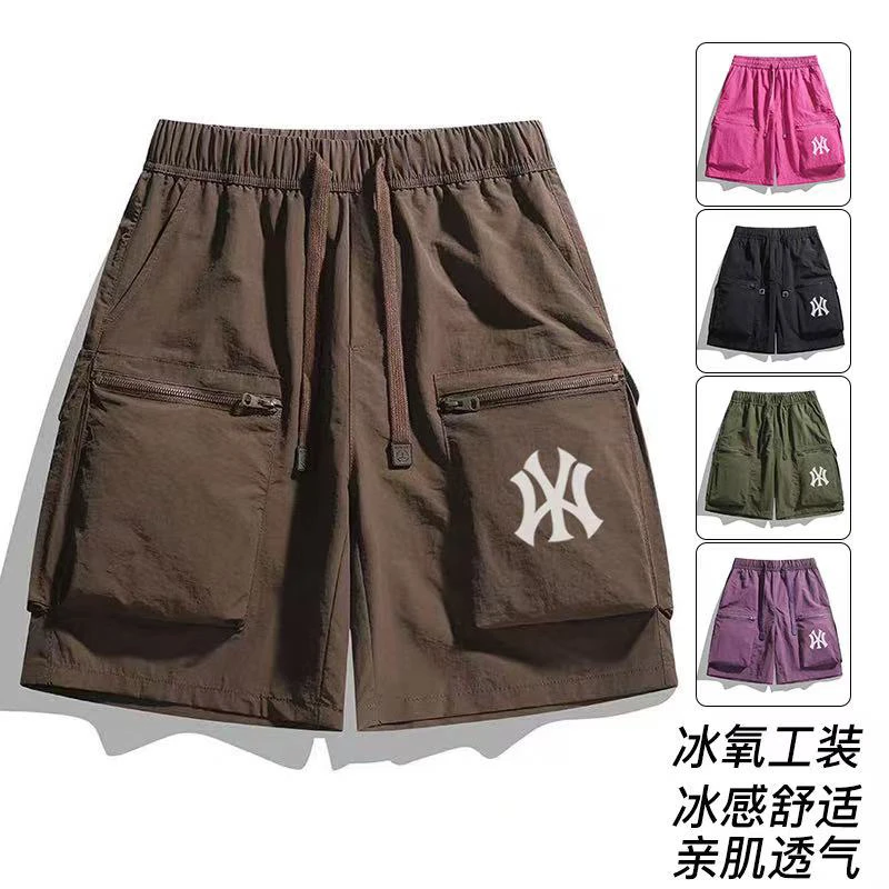 【多巴胺网红爆款】美式多口袋工装裤夏季薄款速干运动宽松短裤G50