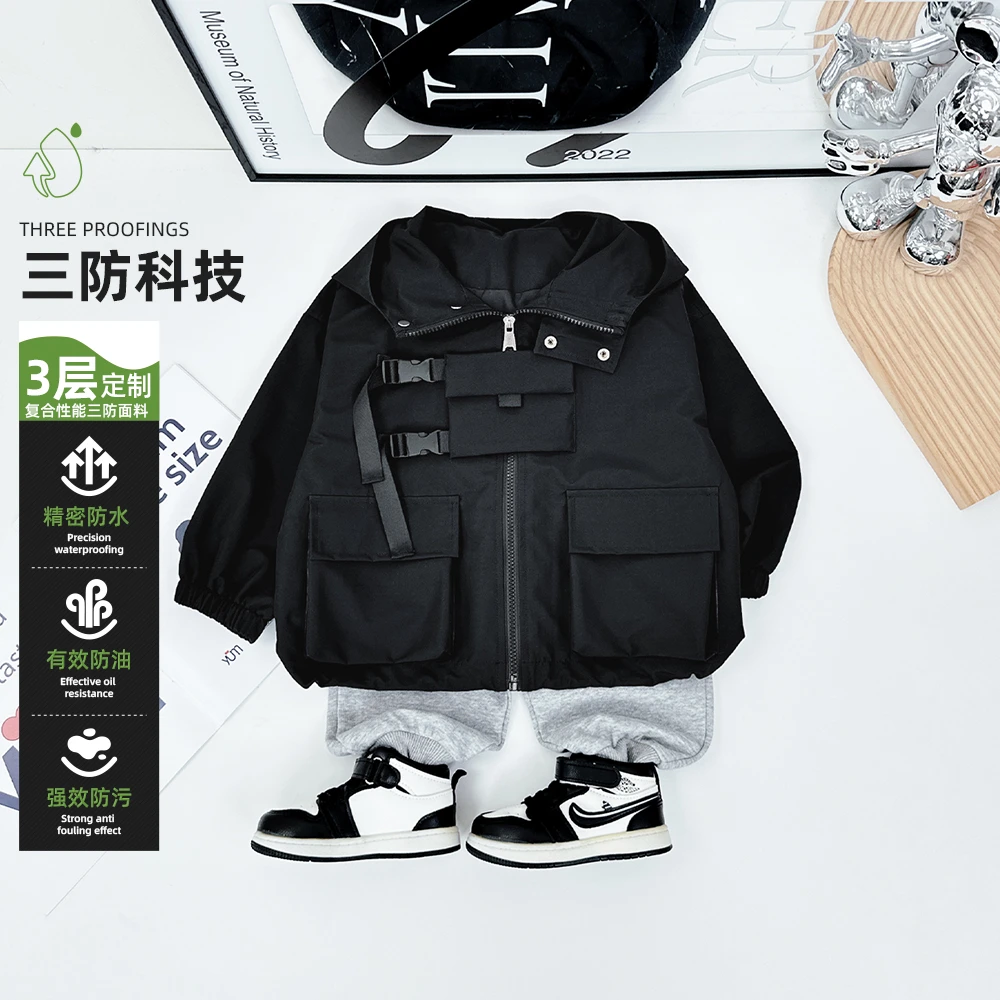 男童外套秋冬款2025新款儿童夹克宝宝潮牌D-LFQ24129悠悠童话童装