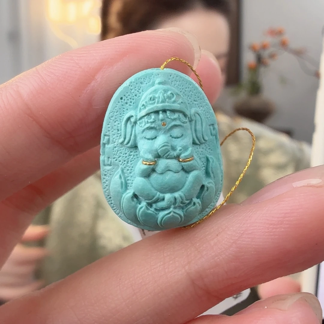绿松石未镶嵌珠宝半成品