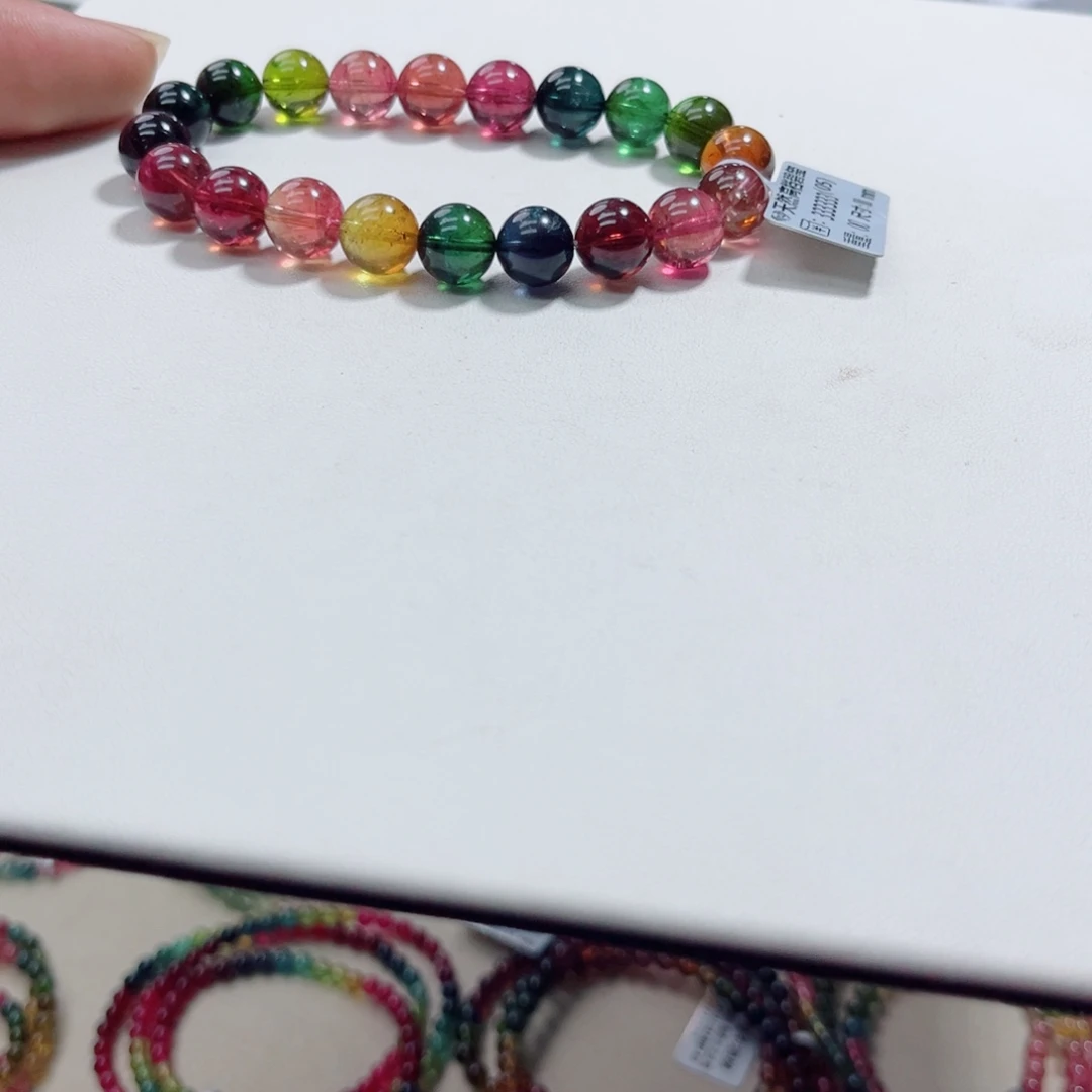 未镶嵌手链碧玺多样性发一条