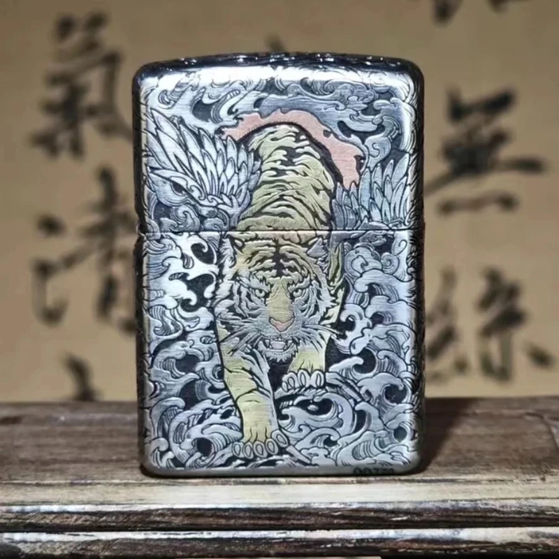 ZIPPO/之宝【钢机如虎添翼 】错金银套壳DY9902JY【林子】