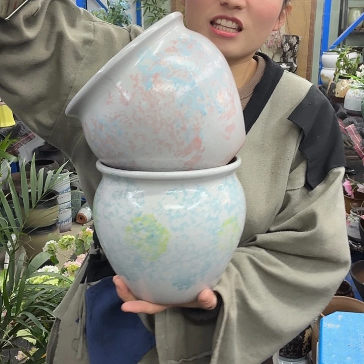 20×19-粗陶花盆有孔-买买买