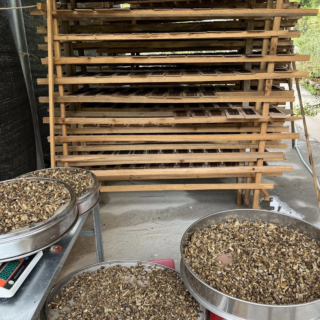 手工制作天然沉香线香棋楠线香，选用车珠碎料添加海南料天然晾干