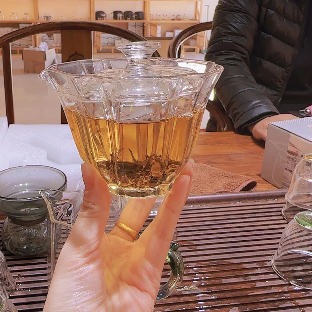 【闪购商品】高硼硅玻璃茶水分离W266白