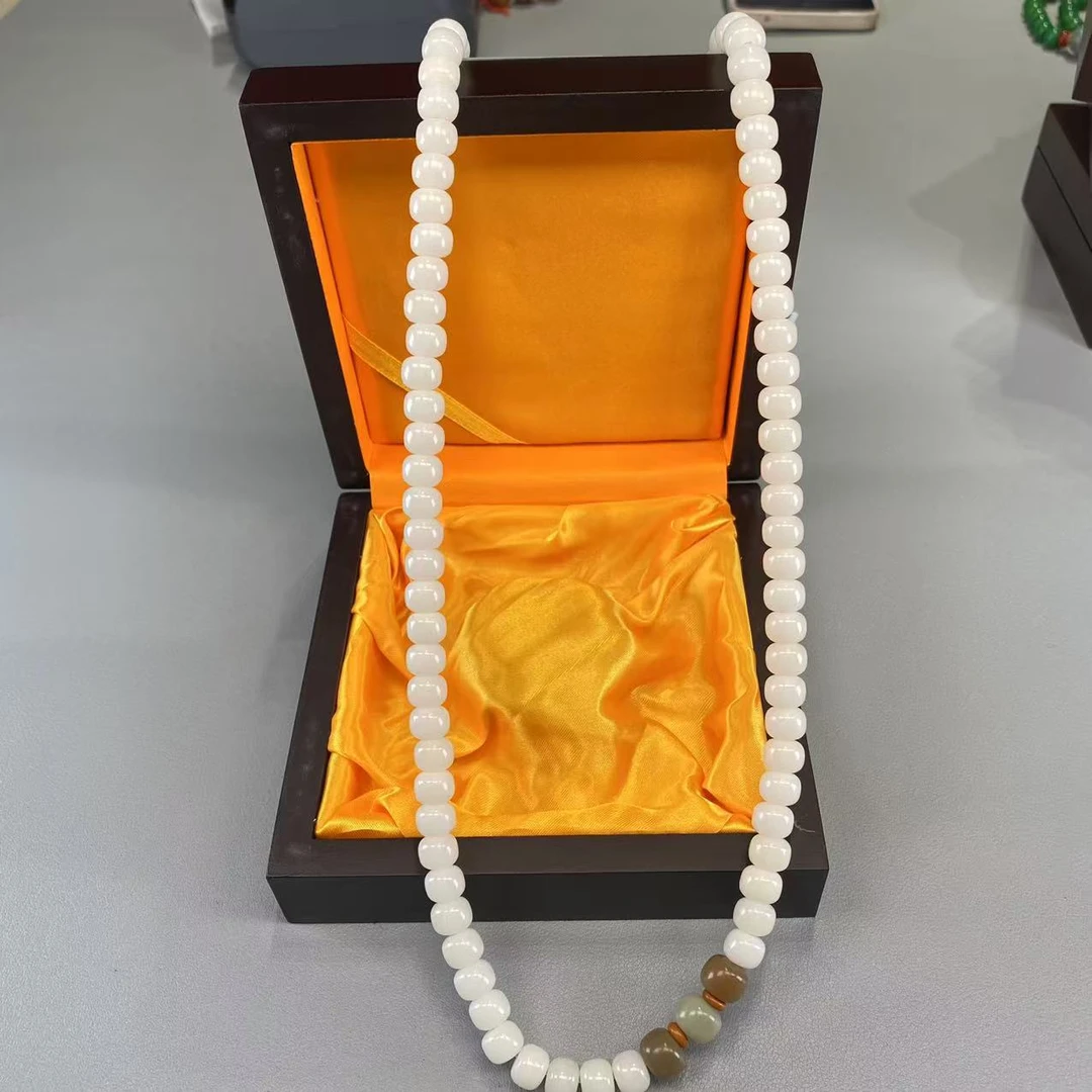 白玉菩提108颗手串MK031