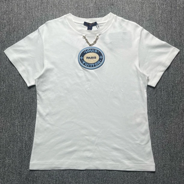 未使用 LouisVuitton/路易威登 SS24刺绣短袖/S码/全新/12267