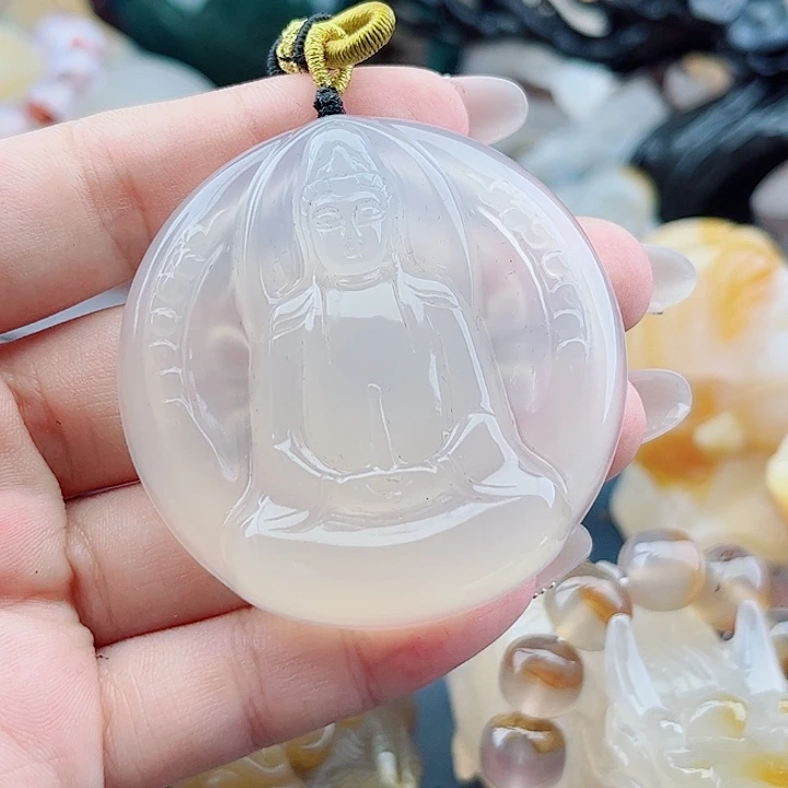 宸***玛瑙未镶嵌手饰吊坠