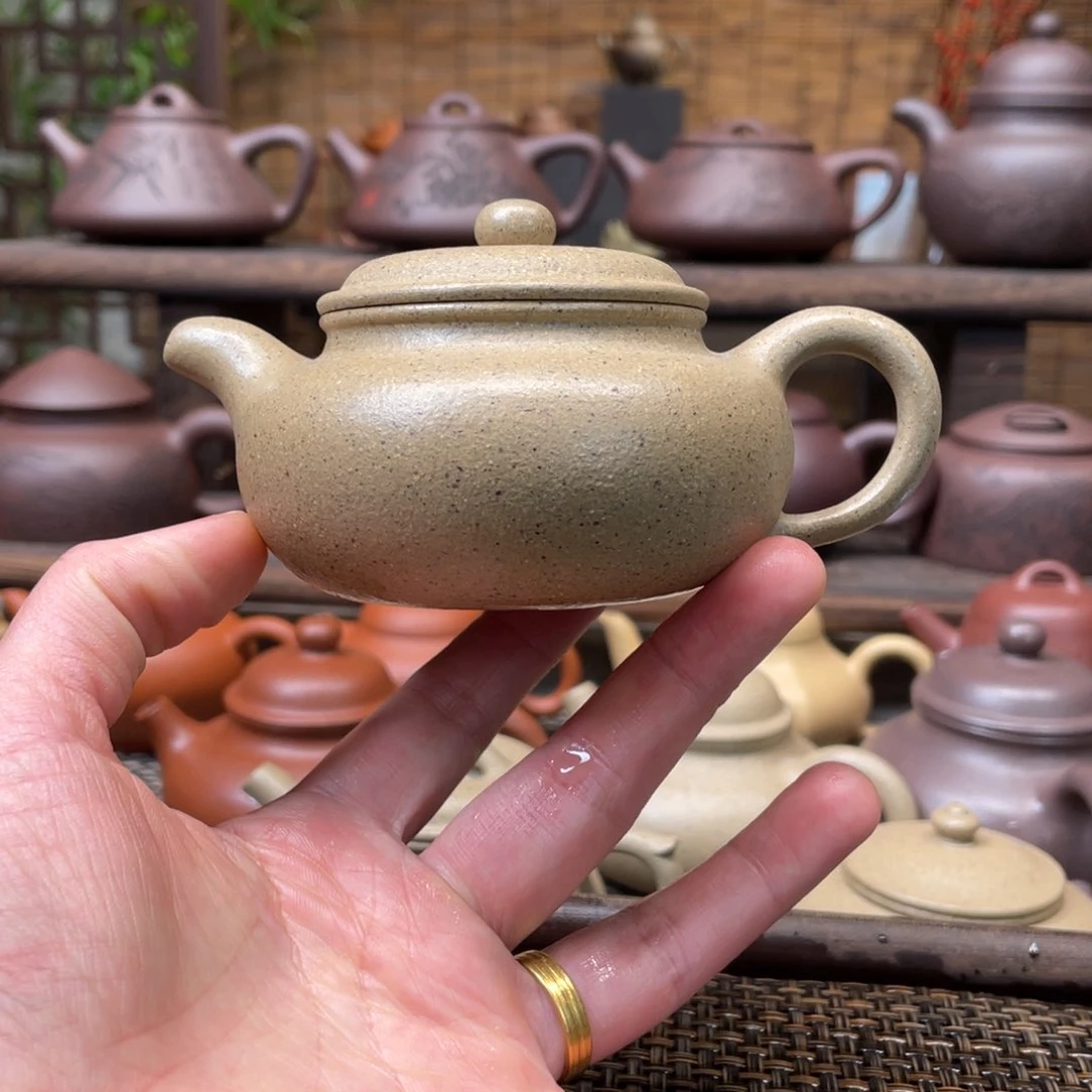 紫砂茶壶宜兴原矿紫砂手工制150