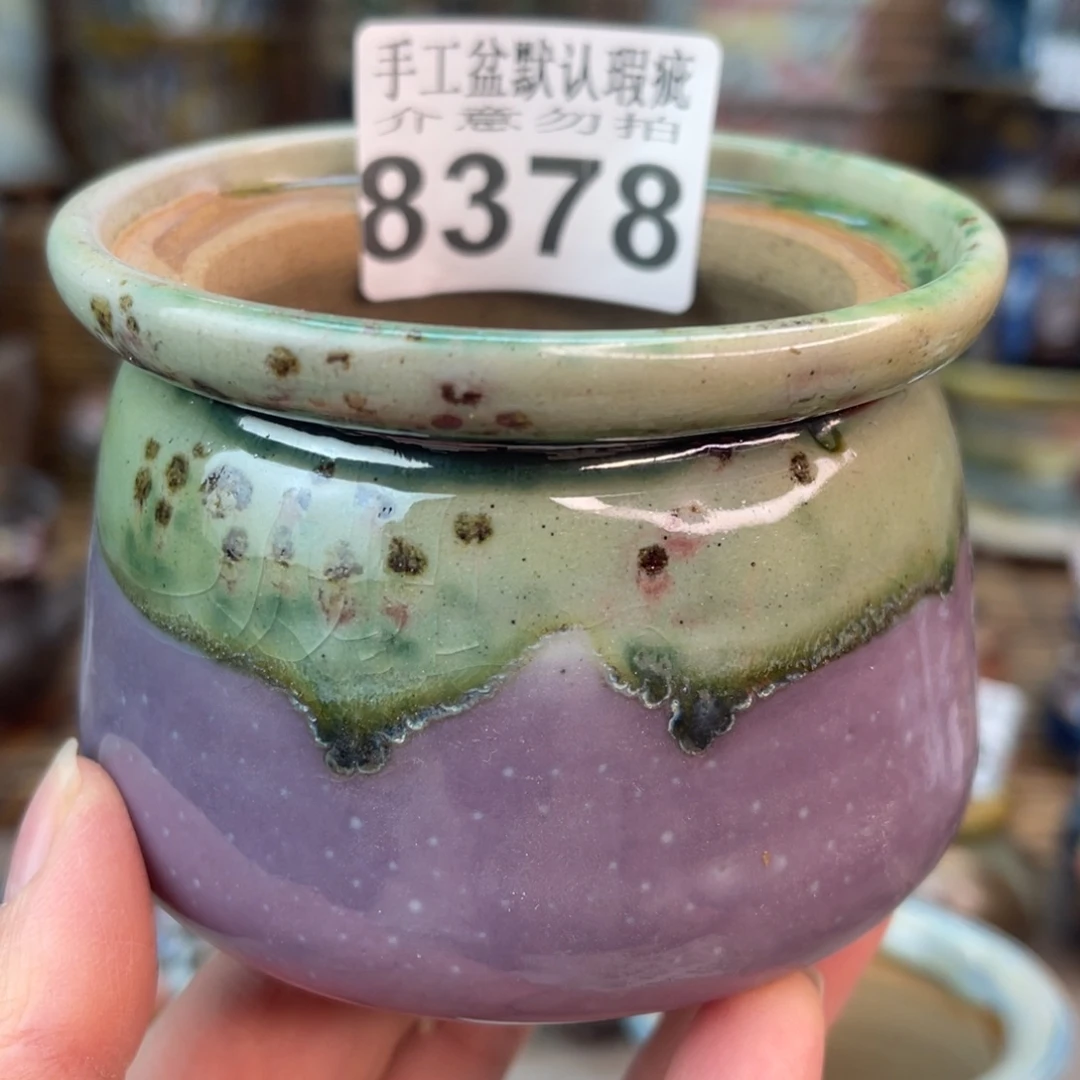 手工花盆默认瑕疵完美者勿拍