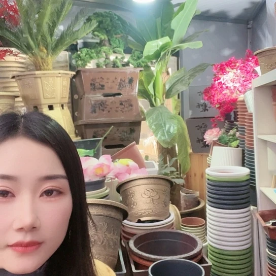 红陶荷花鱼图案35公分15个有孔