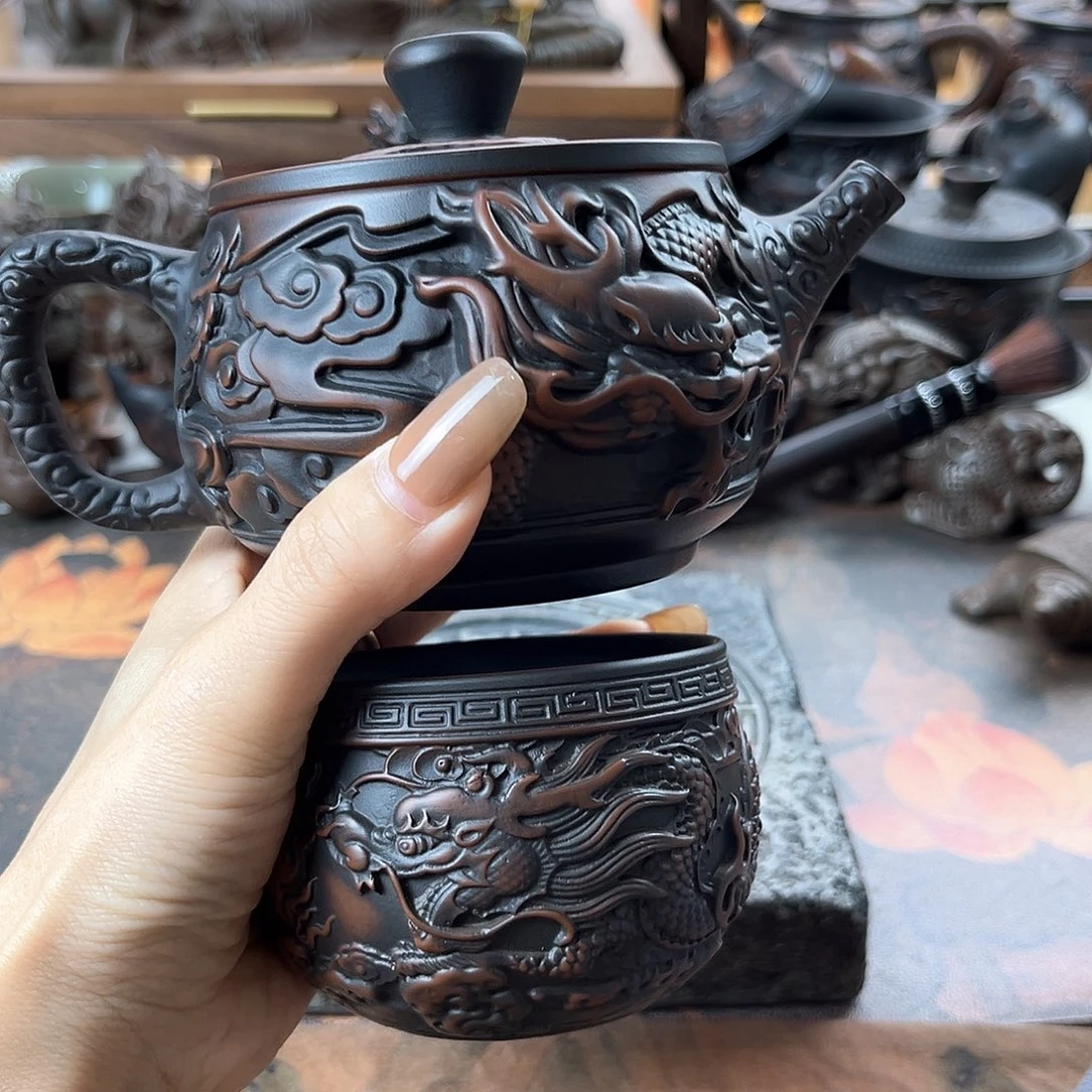茶壶紫砂云南建水紫陶壶