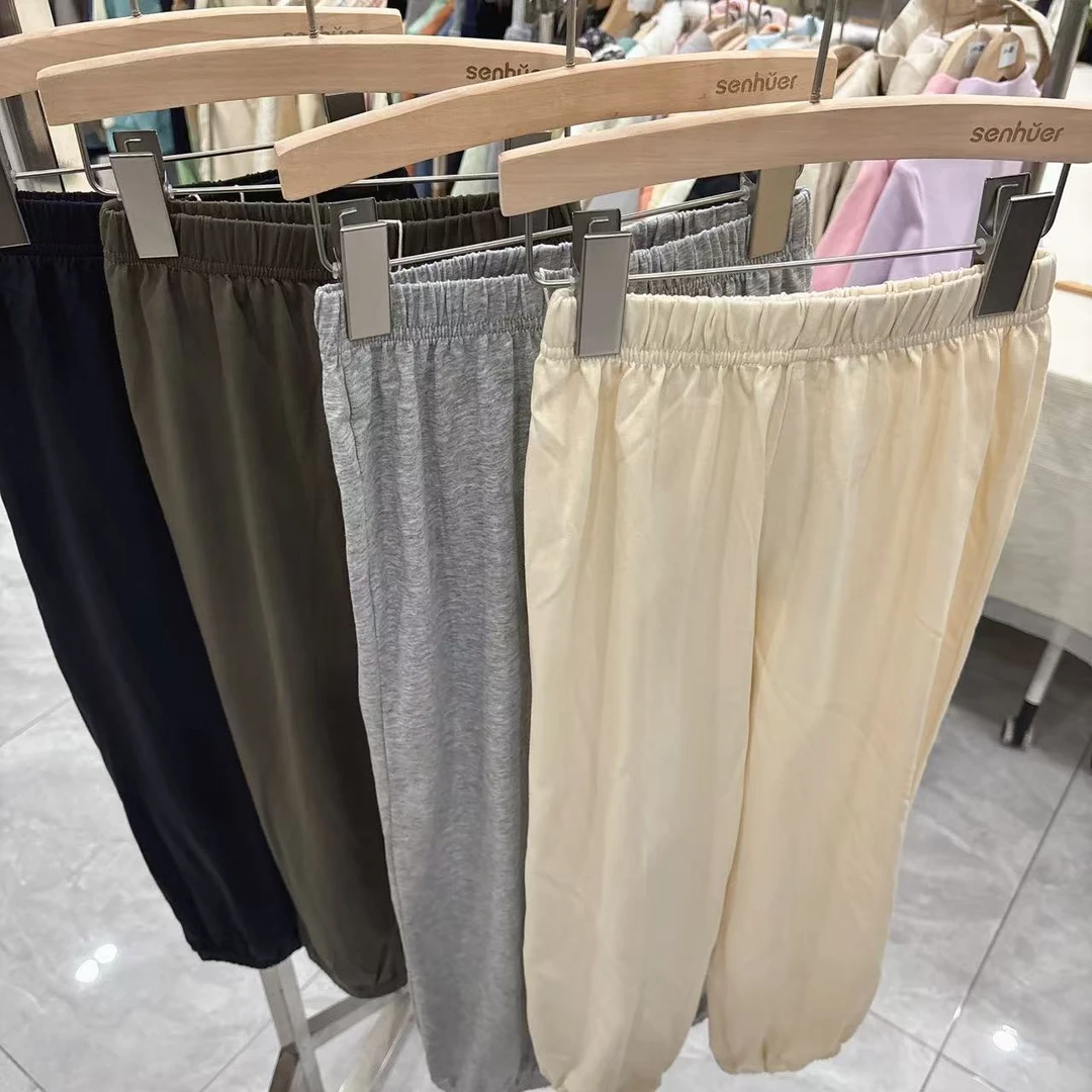 针织束脚空调裤男童女童3206022380