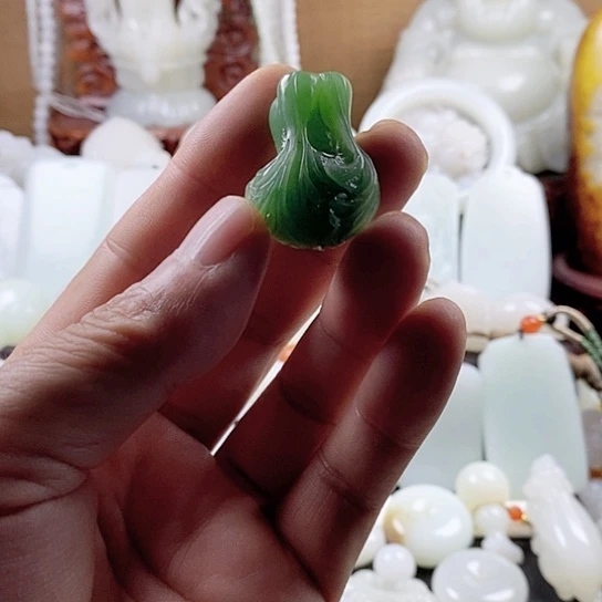 手链未镶嵌和田玉（白玉）