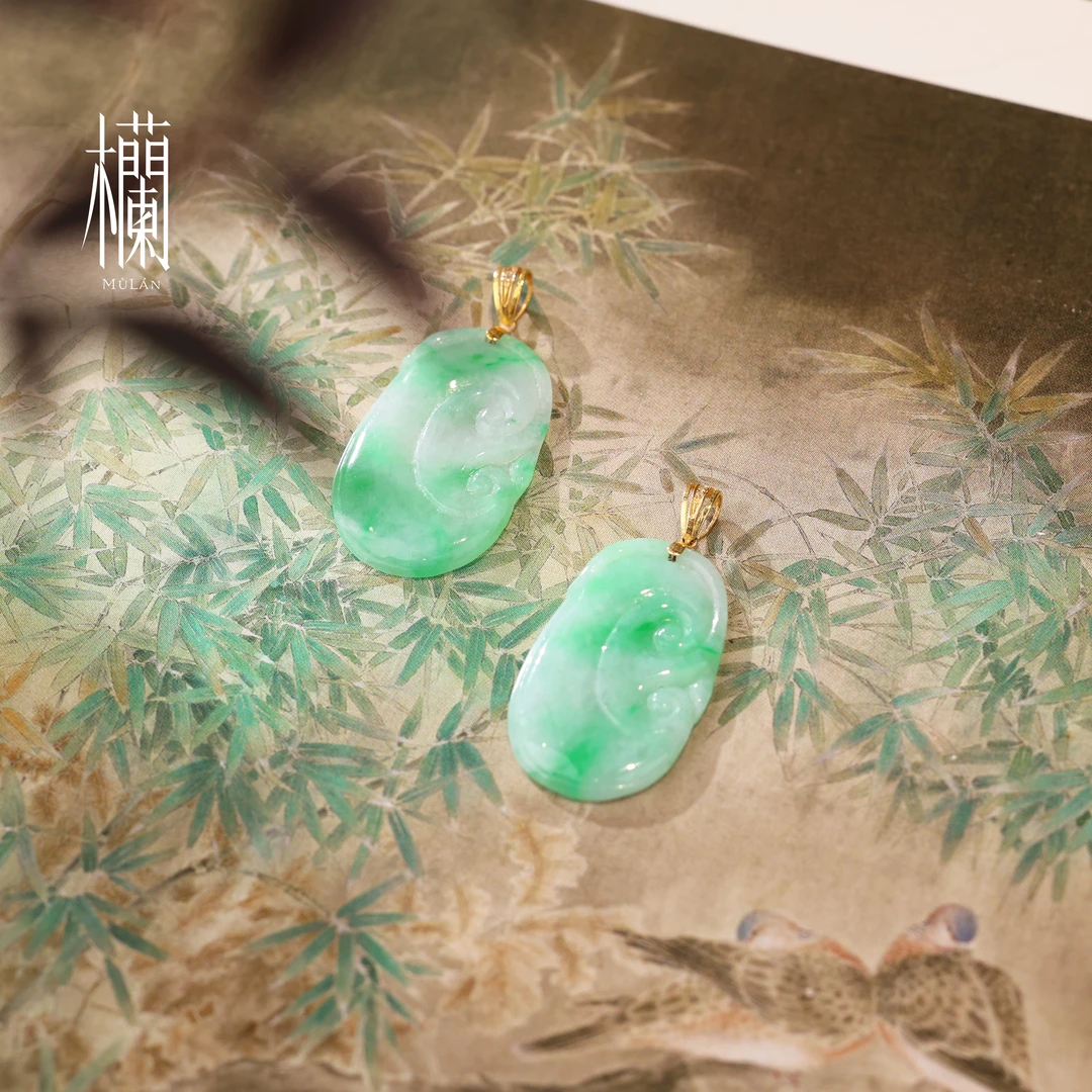 18k金翡翠如意吊坠-LS7933029-多样性发一