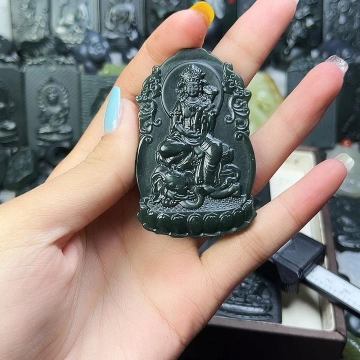 和田玉（青玉）颈饰未镶嵌M****I