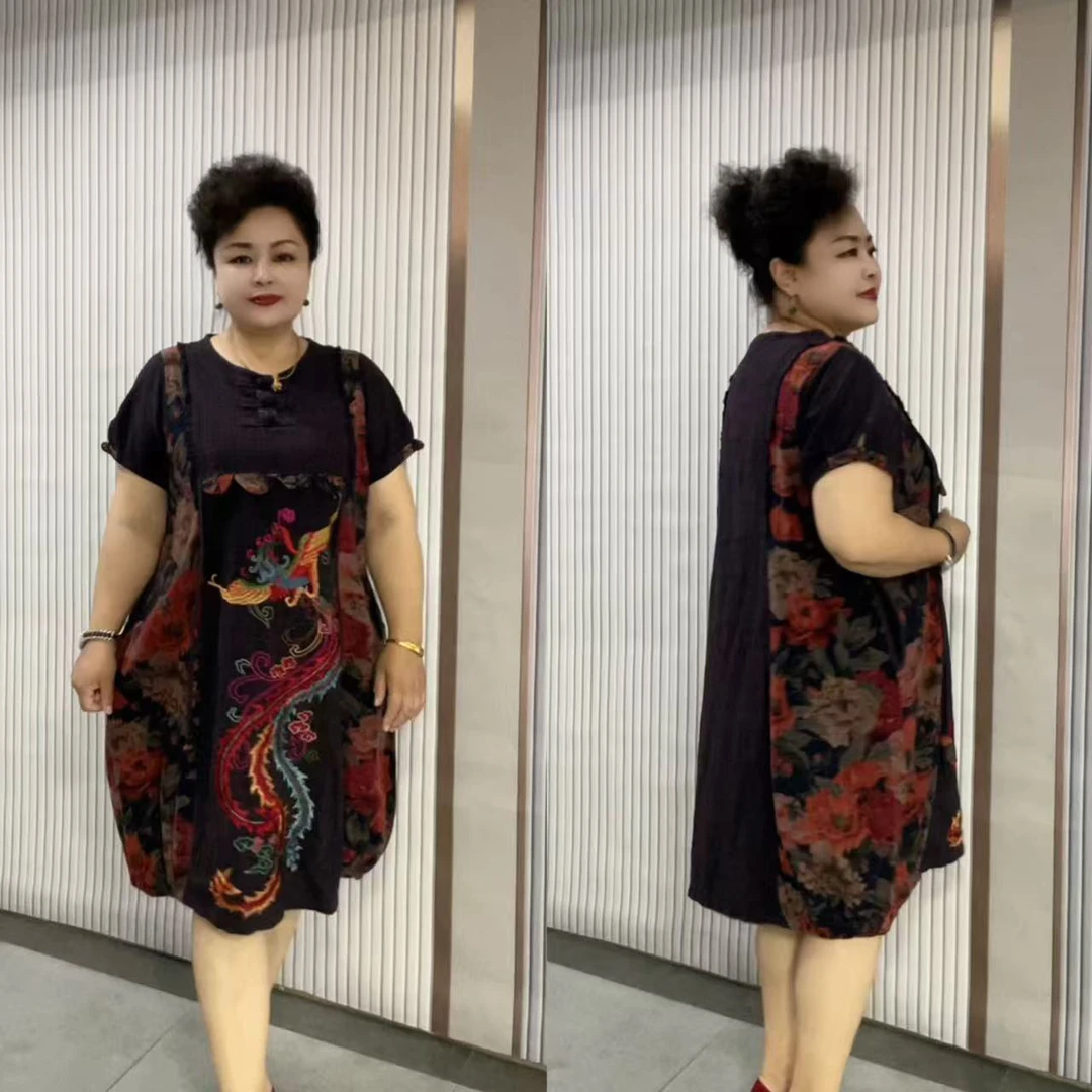 新款民族风连衣裙