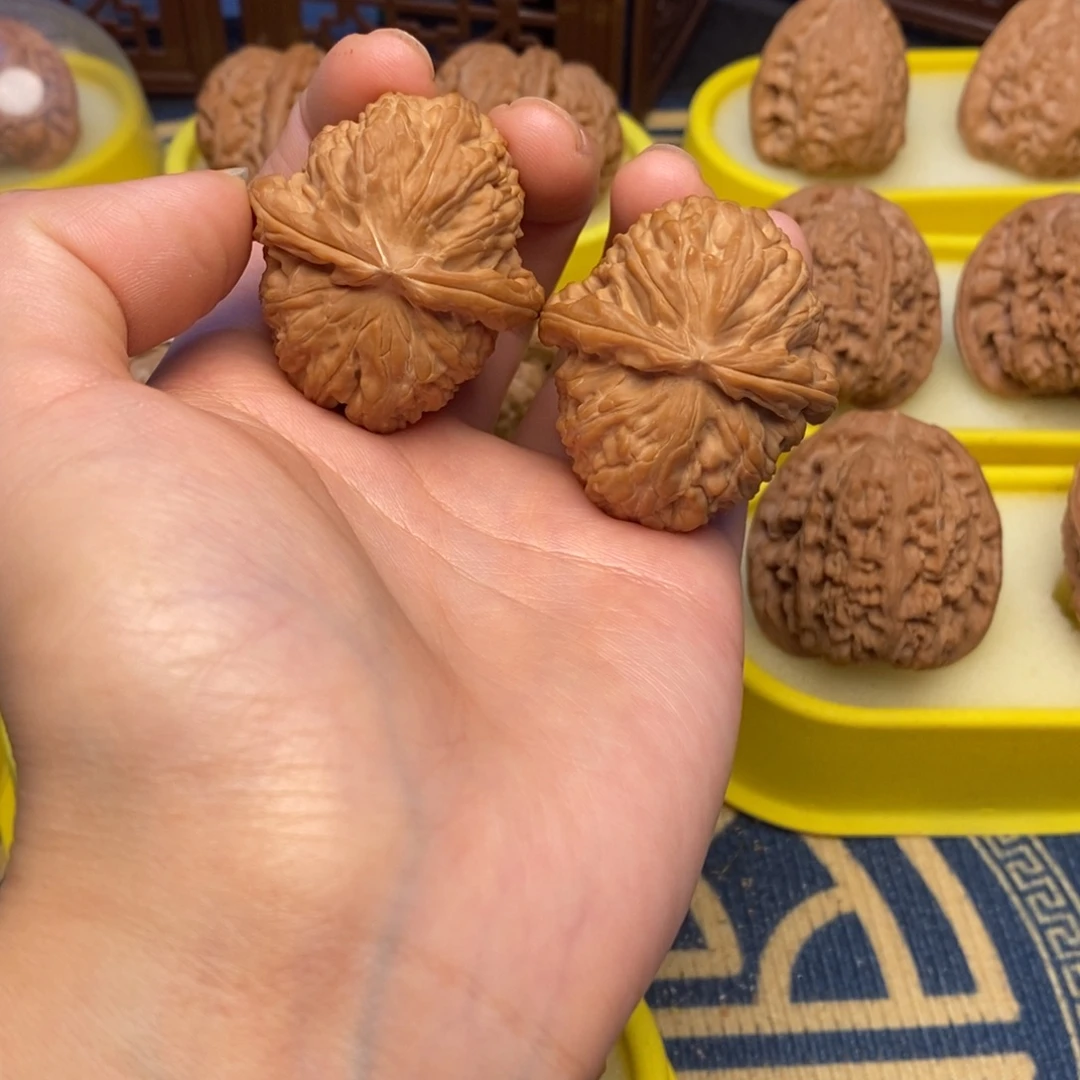 把件文玩核桃38白狮子