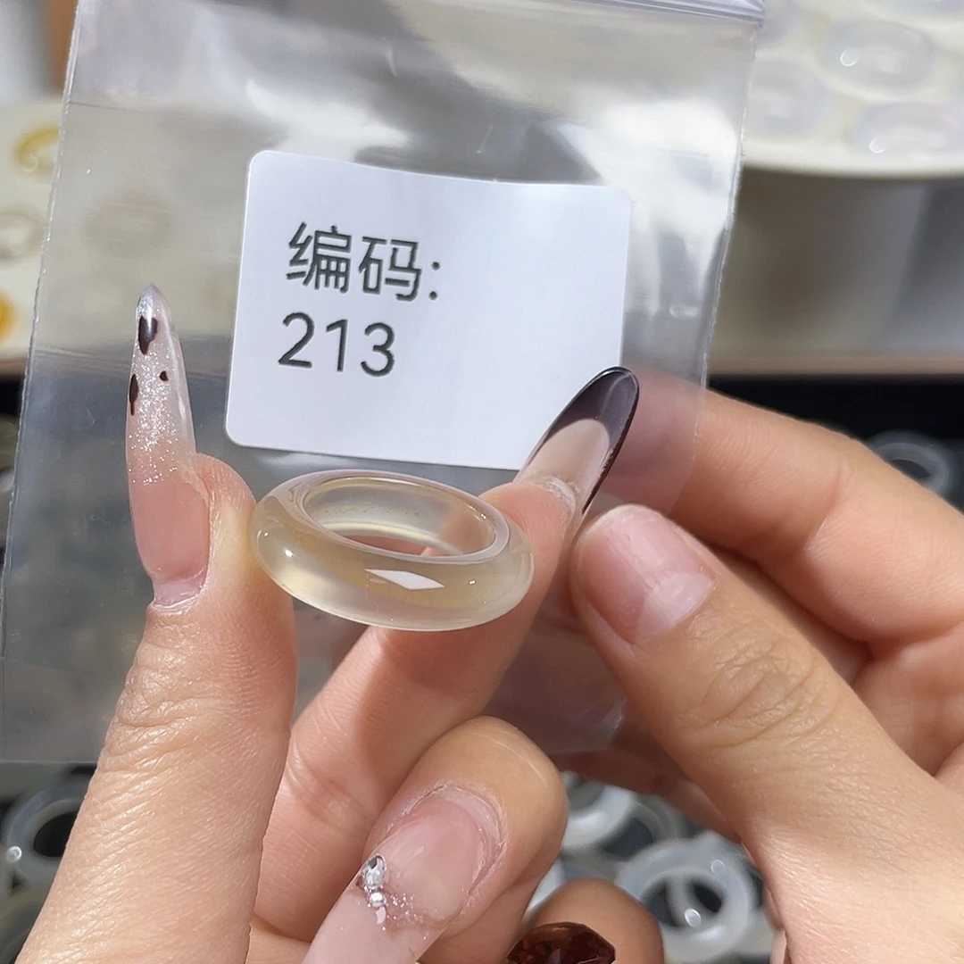 玛瑙/玉髓未镶嵌戒指213港15