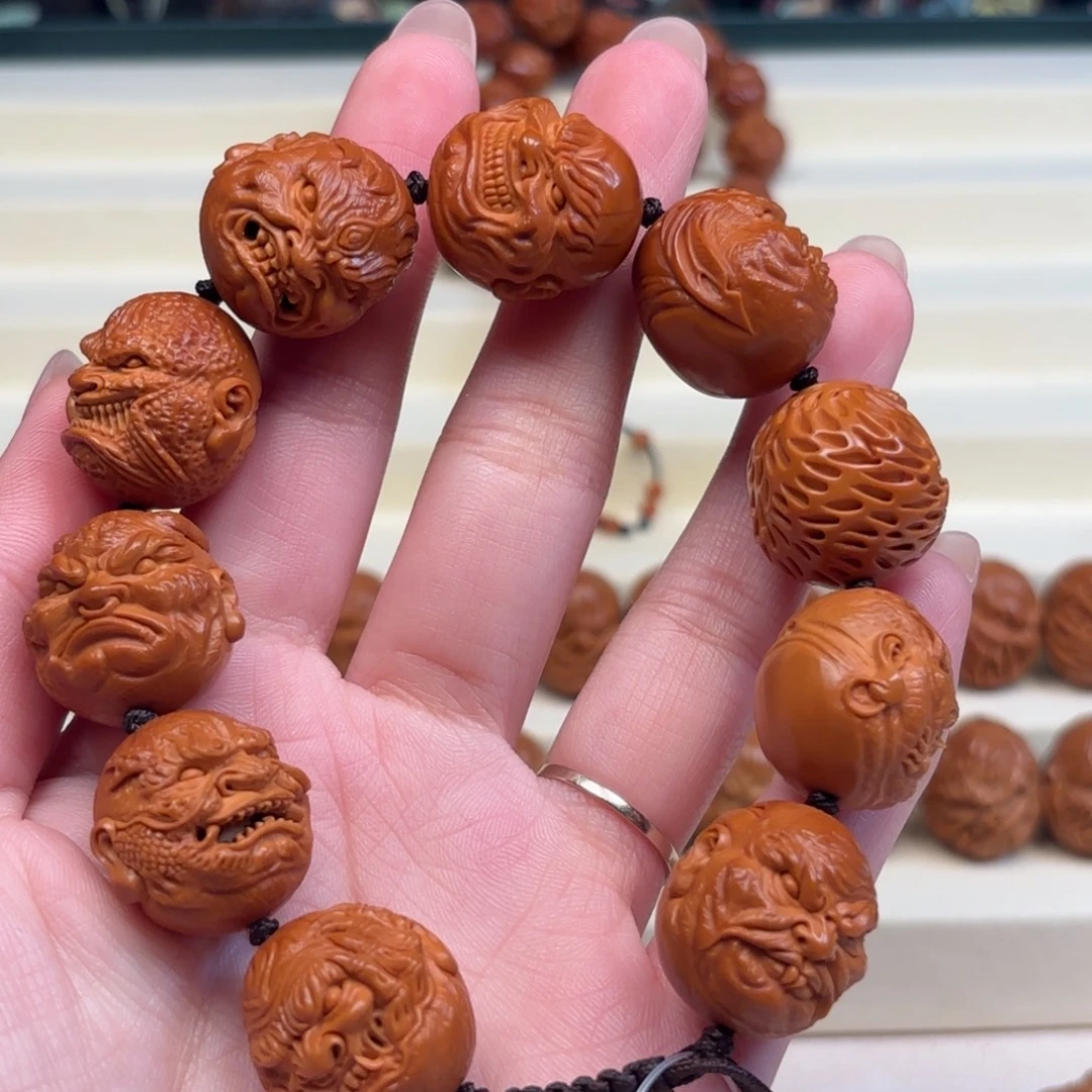 多***熊橄榄核手串/手链六道轮回2.1
