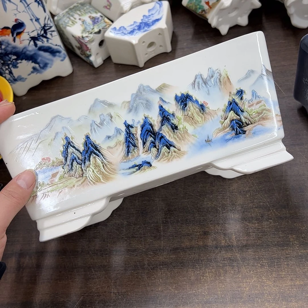 紫砂花盆632号瑕疵24/16/10cm