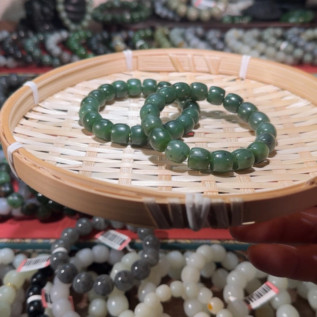 和田玉未镶嵌手链多样性拍一发一