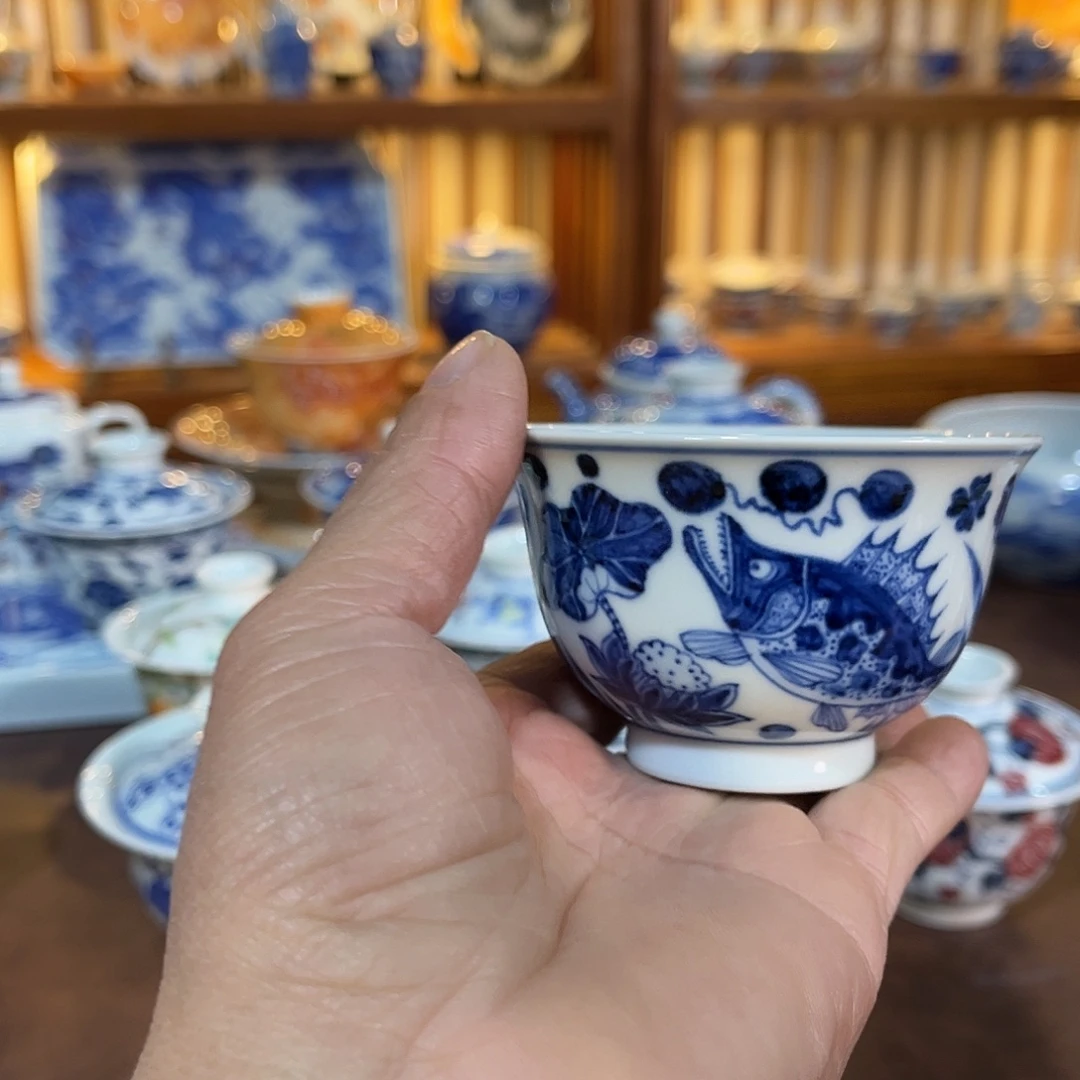 錡镇堂手工手绘杯