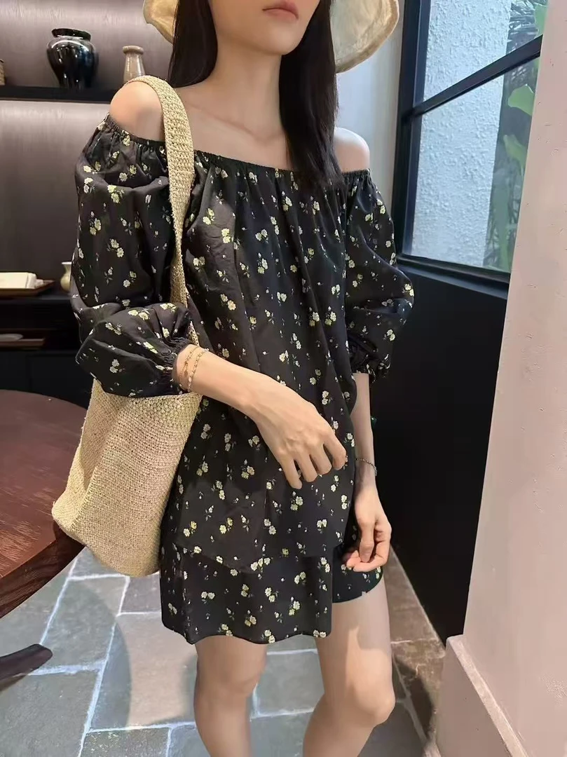 十三行摩登-夏季福秒碎花套装#5626