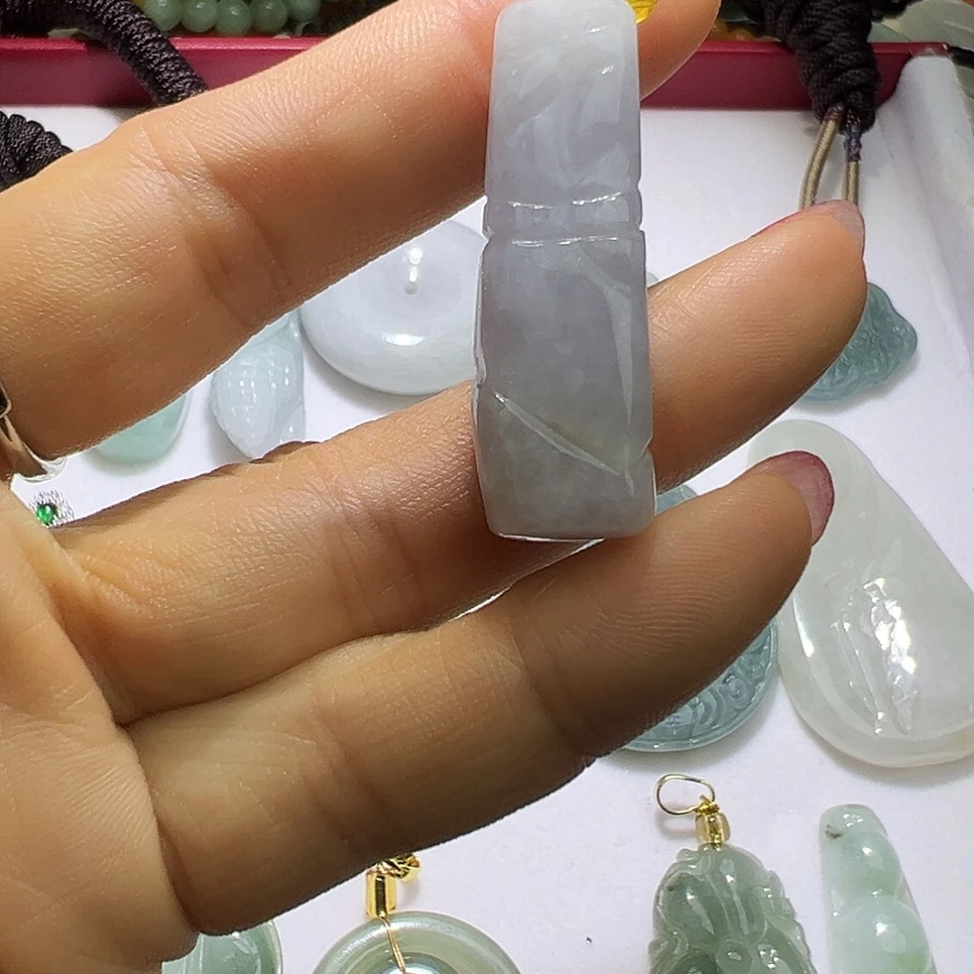 翡翠银S925镶嵌颈饰富贵