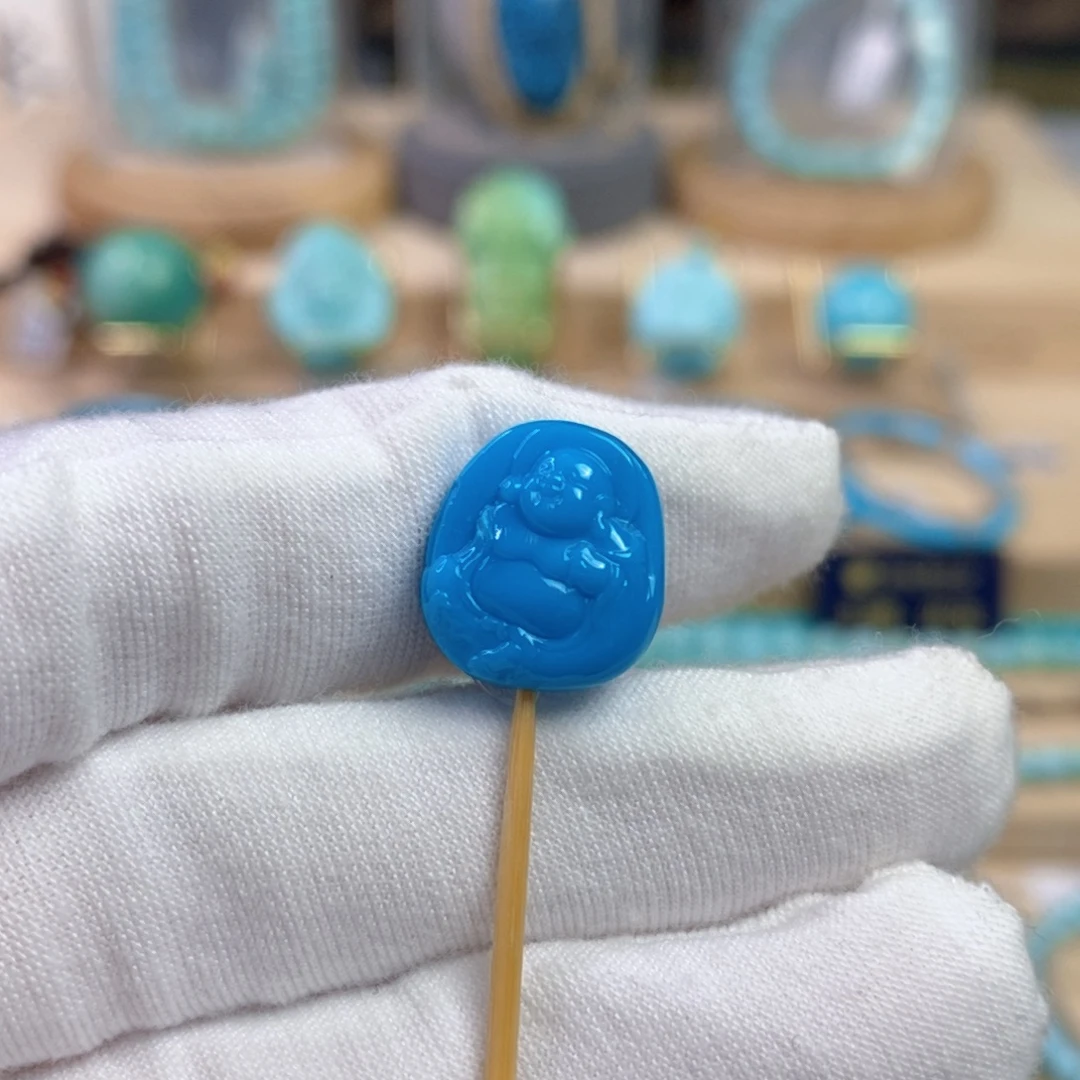 绿松石未镶嵌珠宝奇石