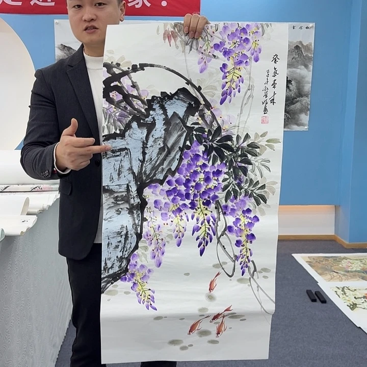 国画手绘国画作品