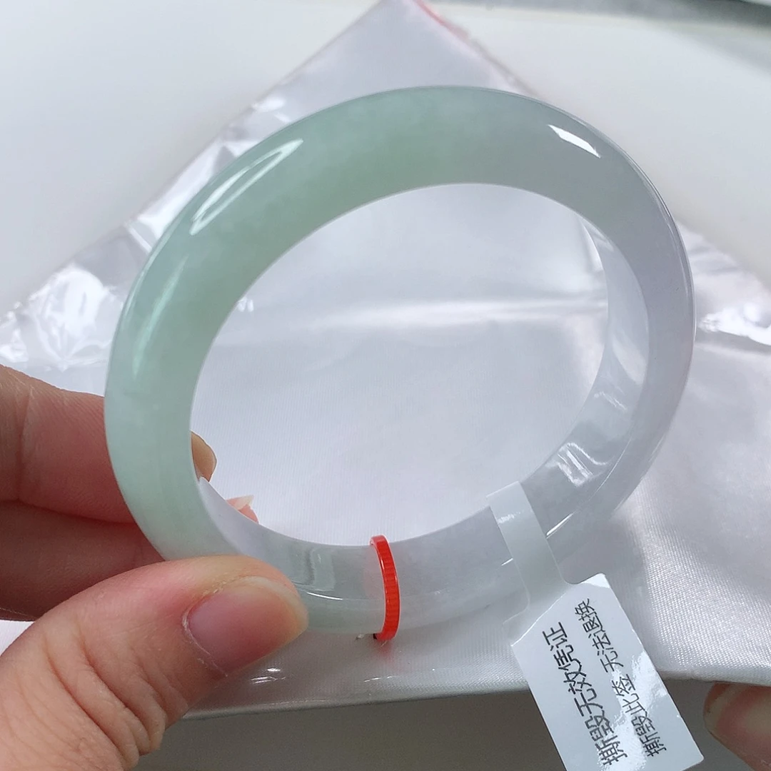 翡翠手镯未镶嵌芳* 307-9-8正圈