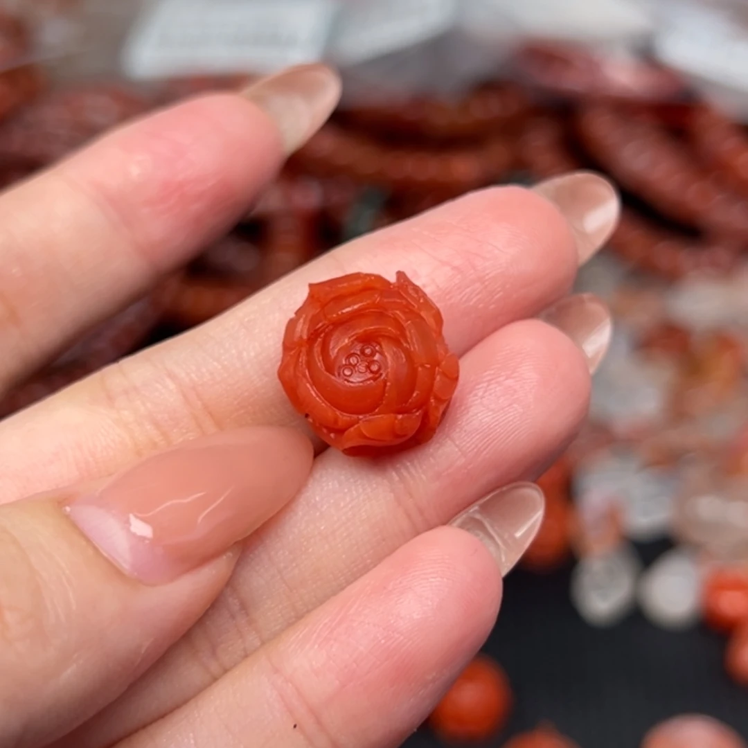 南红玛瑙未镶嵌吊坠(不含链)
