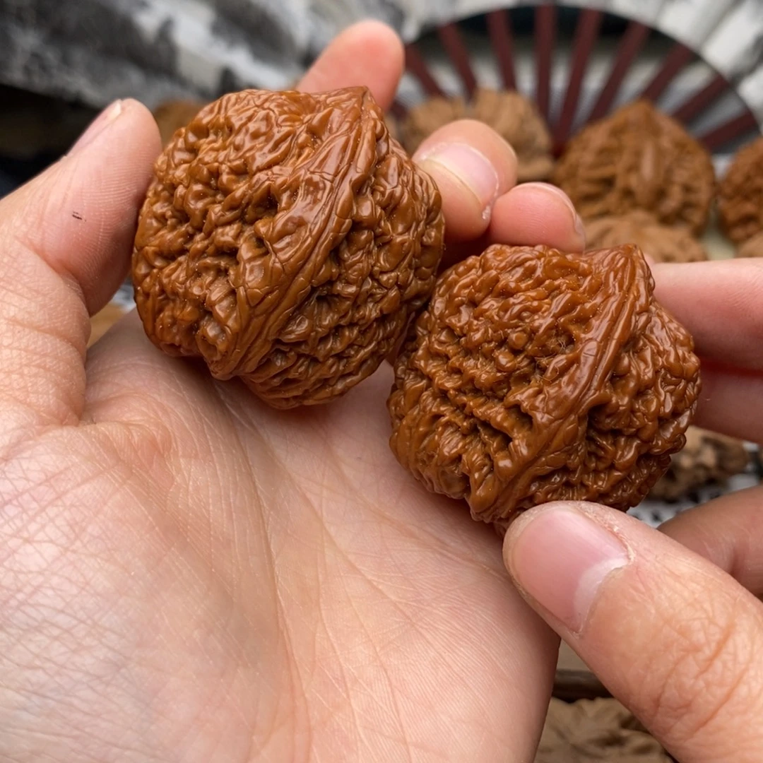 文玩核桃把件706高35全蒜头