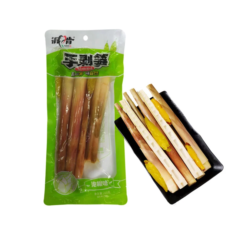 泡椒味手剥笋开袋即食酸笋脆笋网红零食