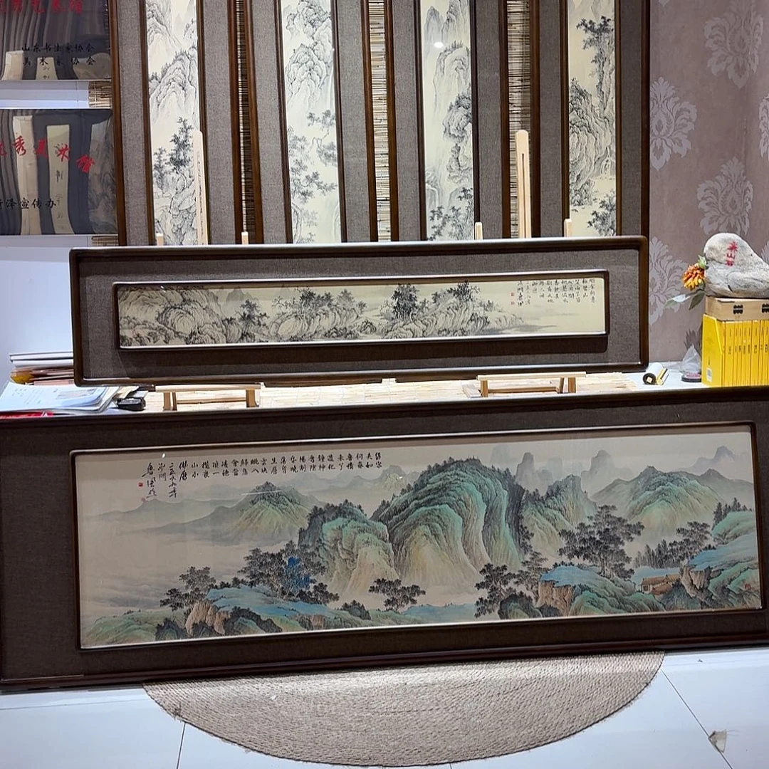 天***泪国画真人手绘作品