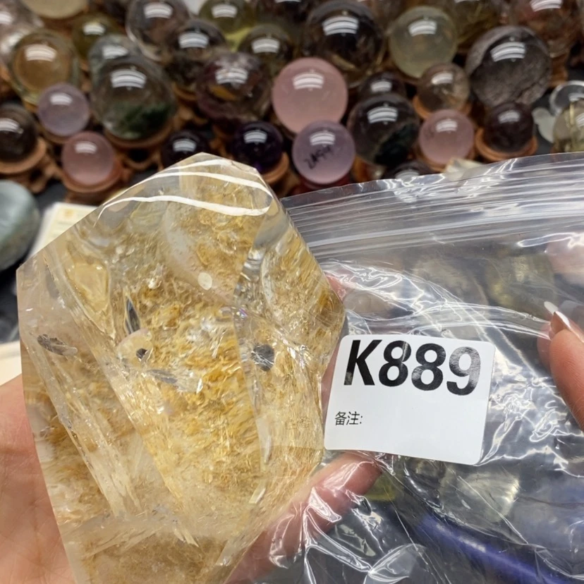 【闪购商品】水晶摆件精品未镶嵌应**住