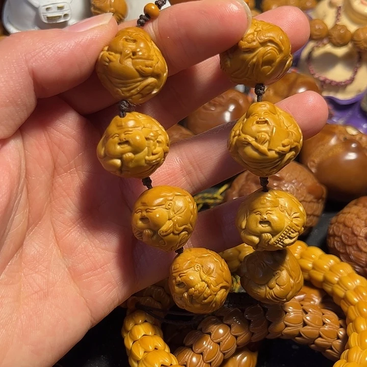 手串/手链橄榄核荷叶财神