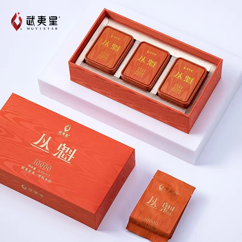 武夷星 丛魁10000老枞水仙/桂冠10000肉桂 8.35克*3/盒