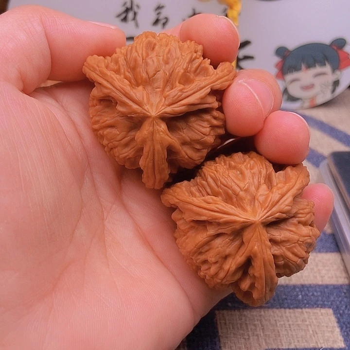 吊坠文玩核桃胡**队三棱