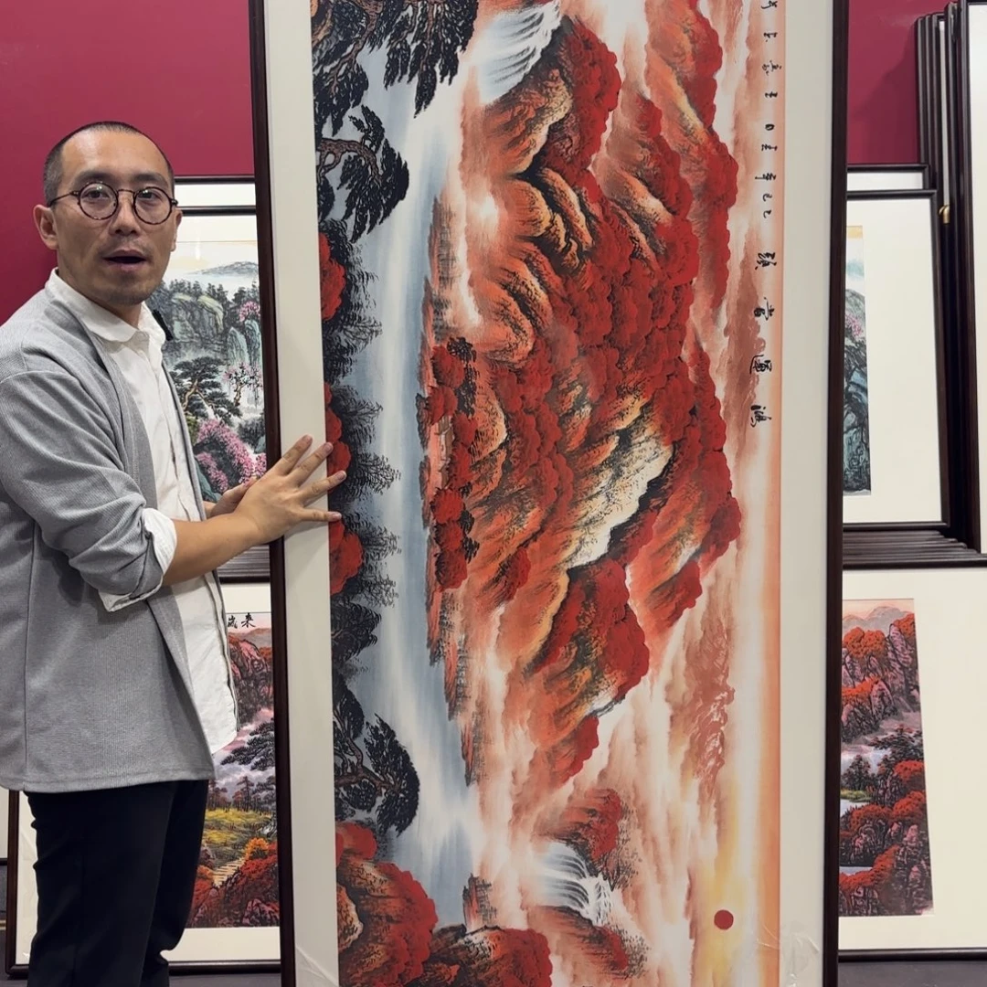 国画手绘作品210/80