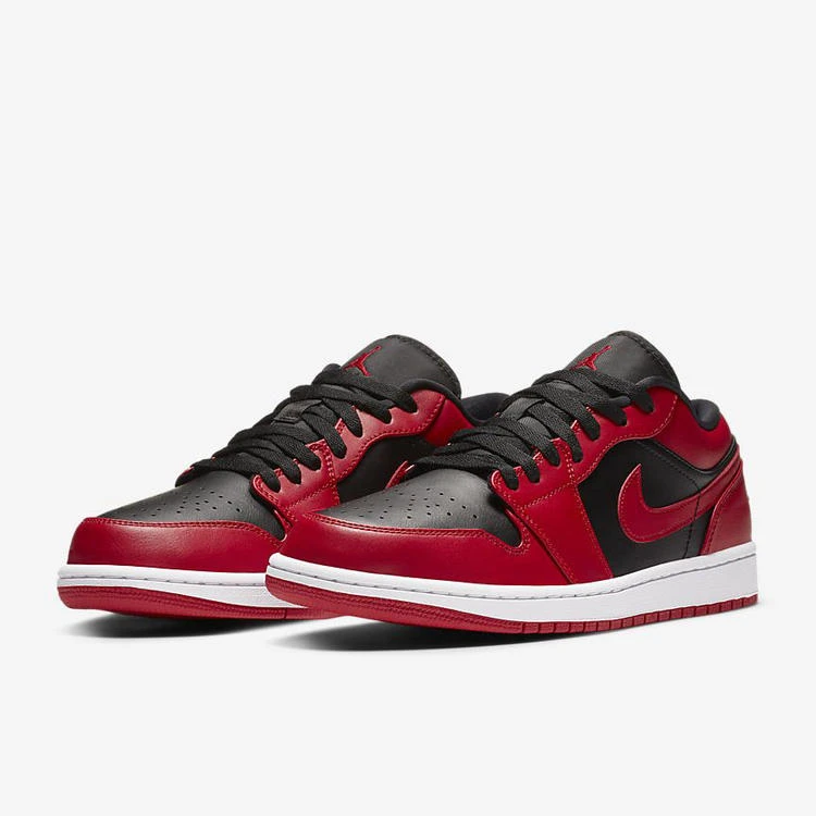 NIKE耐克双旦礼AJ1男子黑红禁穿板鞋运动休闲鞋553558-606