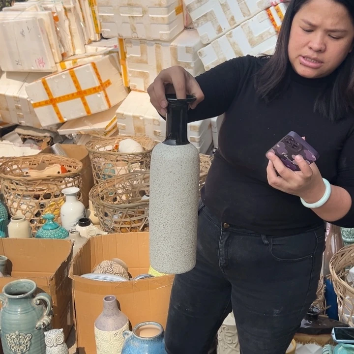 瓶高度35厘米口径4厘米微瑕捡漏