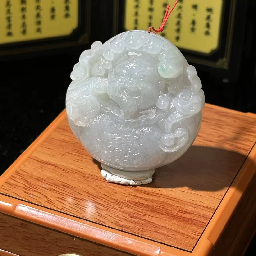 4911-天然翡翠-财神