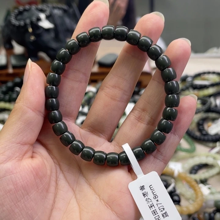 和田玉未镶嵌手链