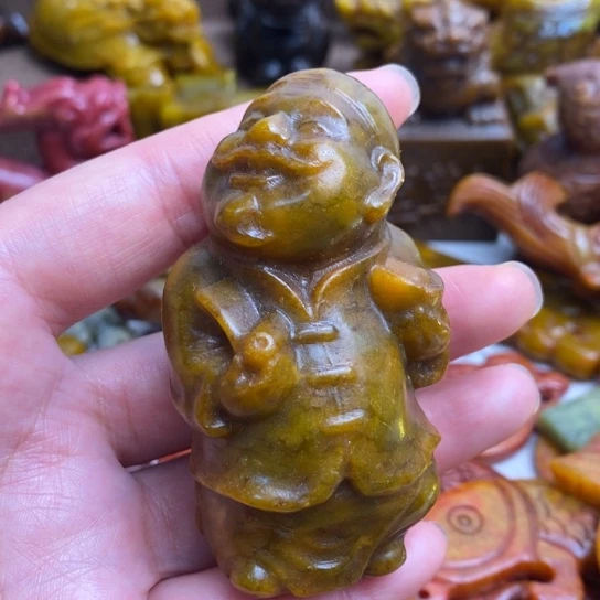 蛇纹石玉未镶嵌颈饰121