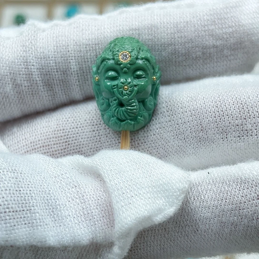 绿松石珠宝奇石未镶嵌